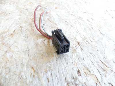 Mercedes Black 4 Pole 3 Wire Connector Plug 2 2205453928